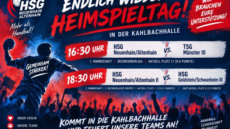Kommt zum Heimspieltag